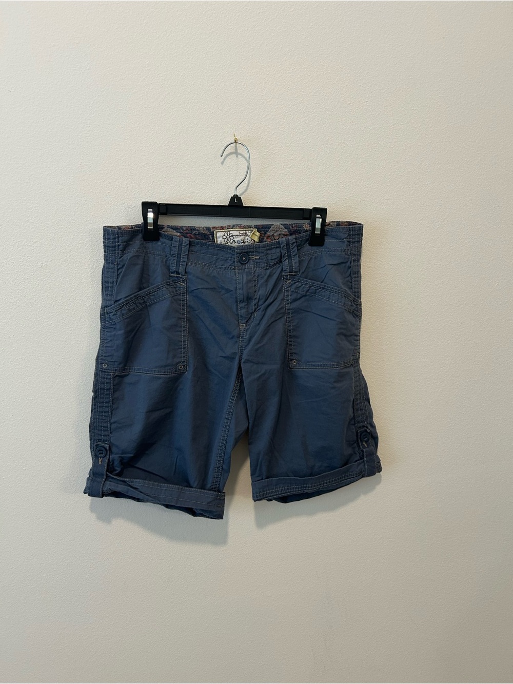 Aventura Navy Bermuda Roll-Tab Shorts